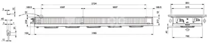 výparník ECO - Luvata GDE315E7ED, 10,9  (dT 8 st., R404a) s odtáváním